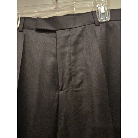 Hugo Boss "James Brown" 100% Virgin Wool Dress Pants, Men's Size 36R  Dark Gray - Picture 3 of 11
